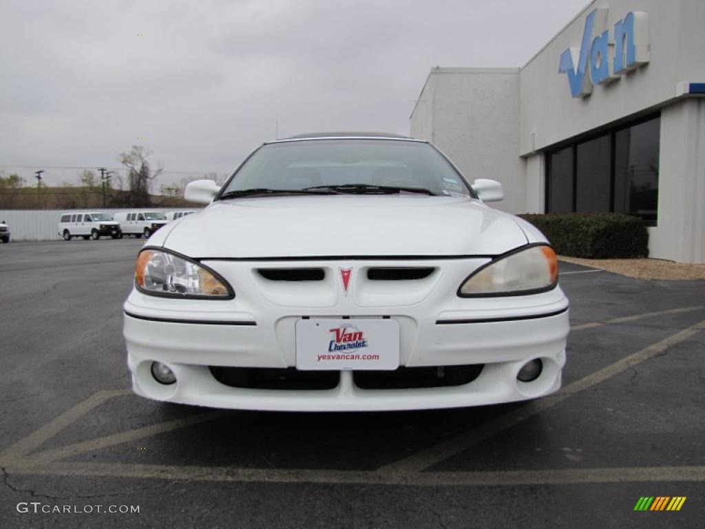 2000 Grand Am GT Coupe - Arctic White / Dark Pewter photo #2