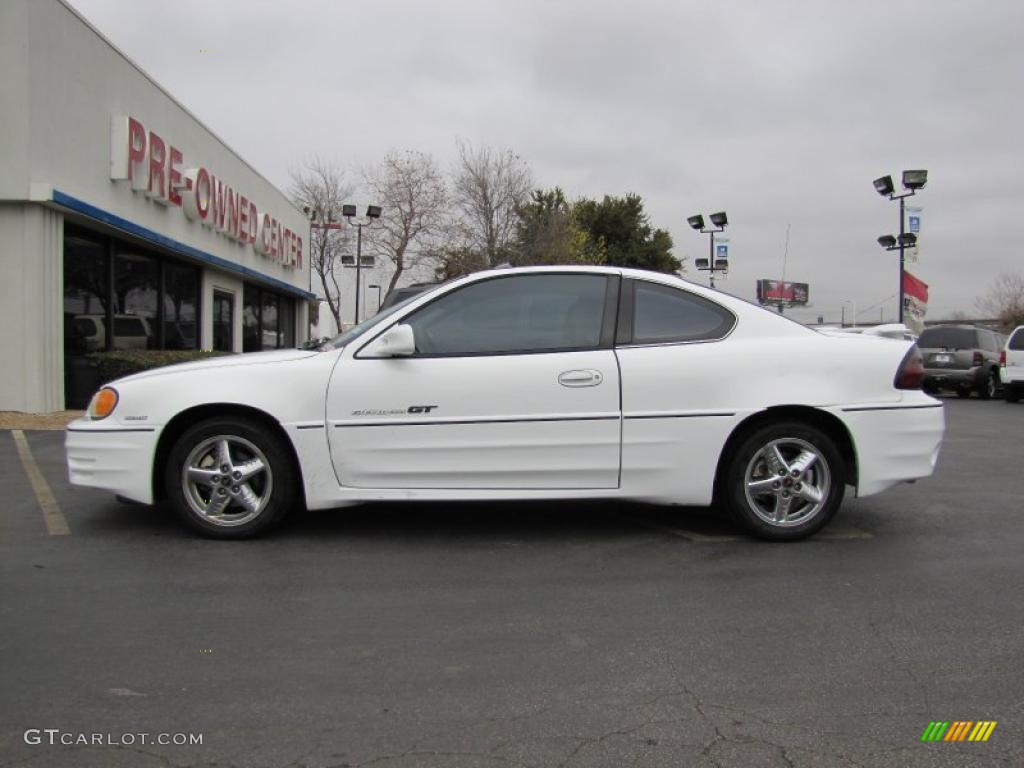 2000 Grand Am GT Coupe - Arctic White / Dark Pewter photo #4