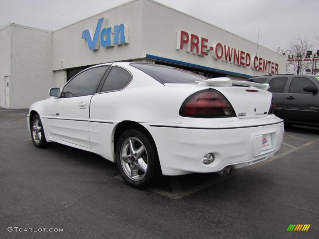 2000 Grand Am GT Coupe - Arctic White / Dark Pewter photo #5