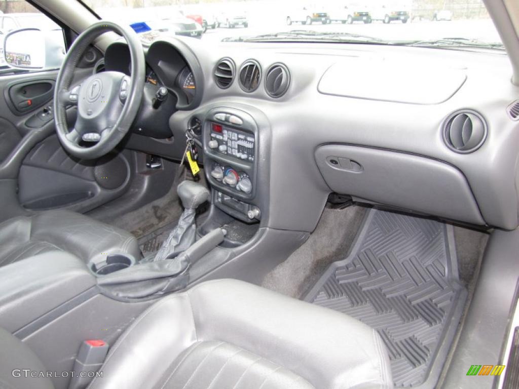 Dark Pewter Interior 2000 Pontiac Grand Am GT Coupe Photo #42421752