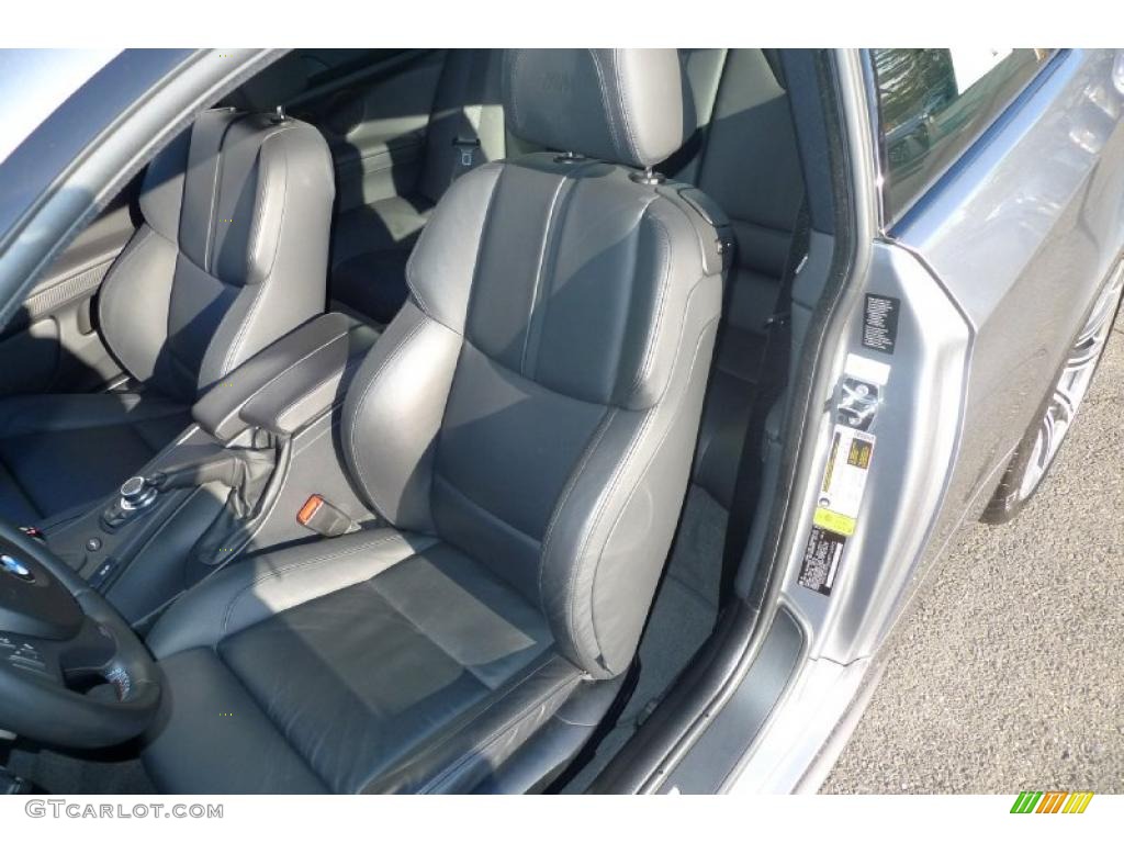 Black Novillo Leather Interior 2009 BMW M3 Coupe Photo #42422108