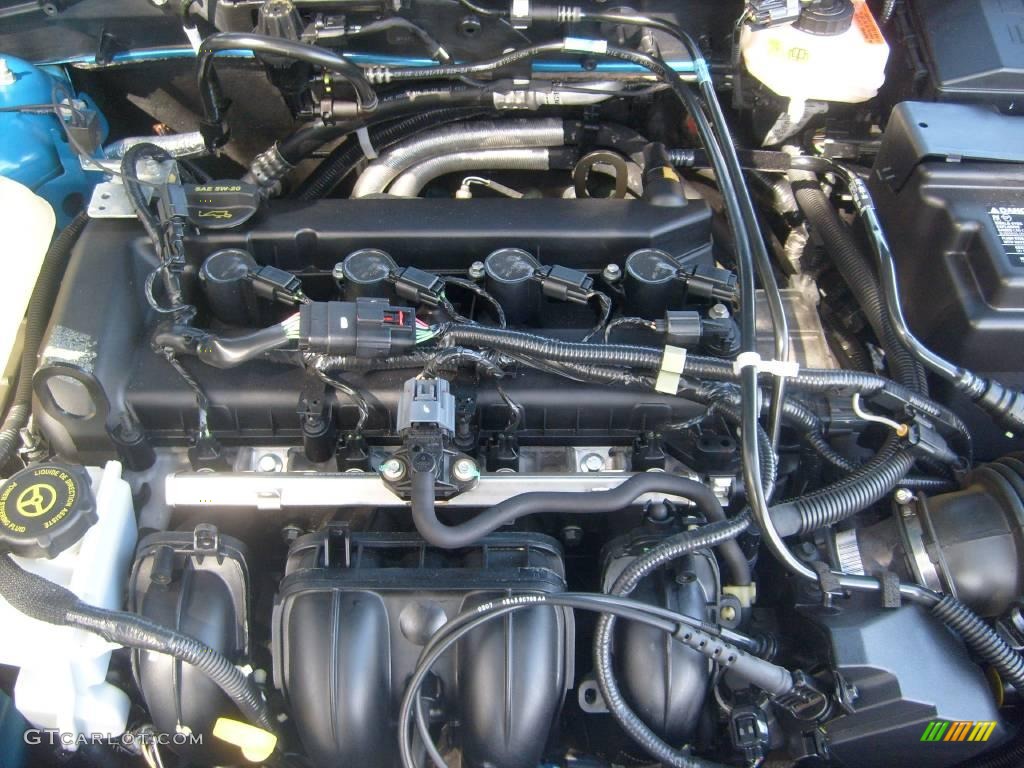 2007 Ford Focus ZX4 SE Sedan 2.0 Liter DOHC 16-Valve 4 Cylinder Engine Photo #4242246