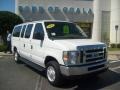 2008 Oxford White Ford E Series Van E350 Super Duty XLT Passenger  photo #1