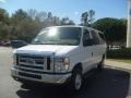 2008 Oxford White Ford E Series Van E350 Super Duty XLT Passenger  photo #6