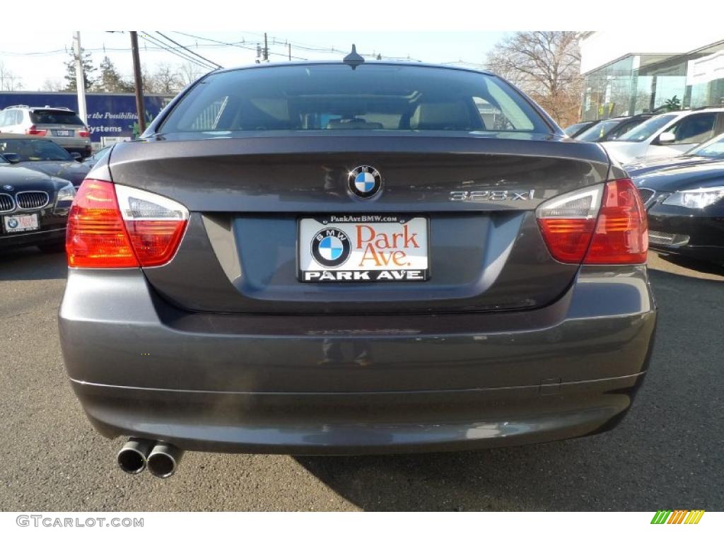 2008 3 Series 328xi Sedan - Sparkling Graphite Metallic / Black photo #14