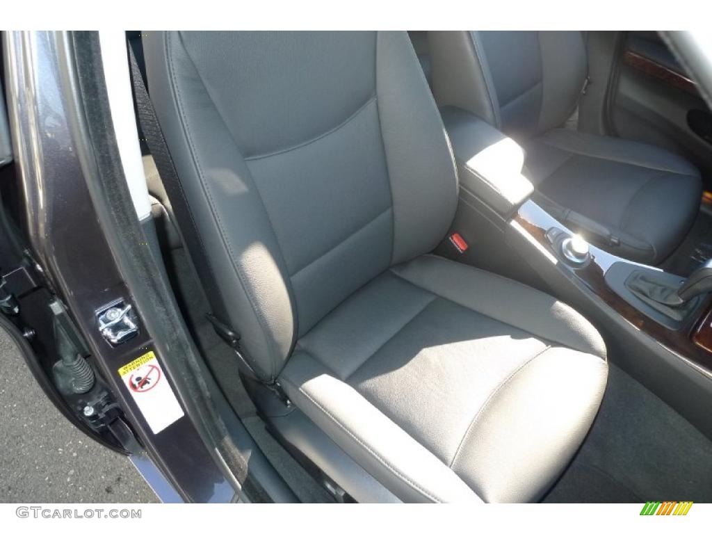 2008 3 Series 328xi Sedan - Sparkling Graphite Metallic / Black photo #32