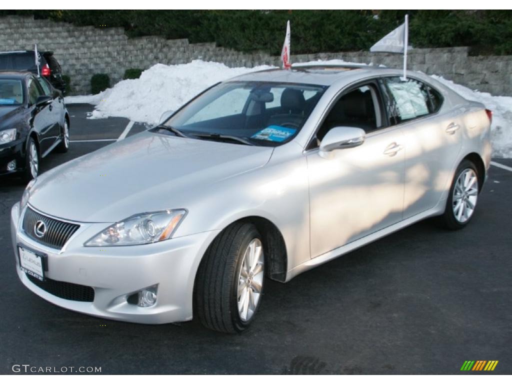 Tungsten Silver Pearl 2010 Lexus IS 250 AWD Exterior Photo #42425200