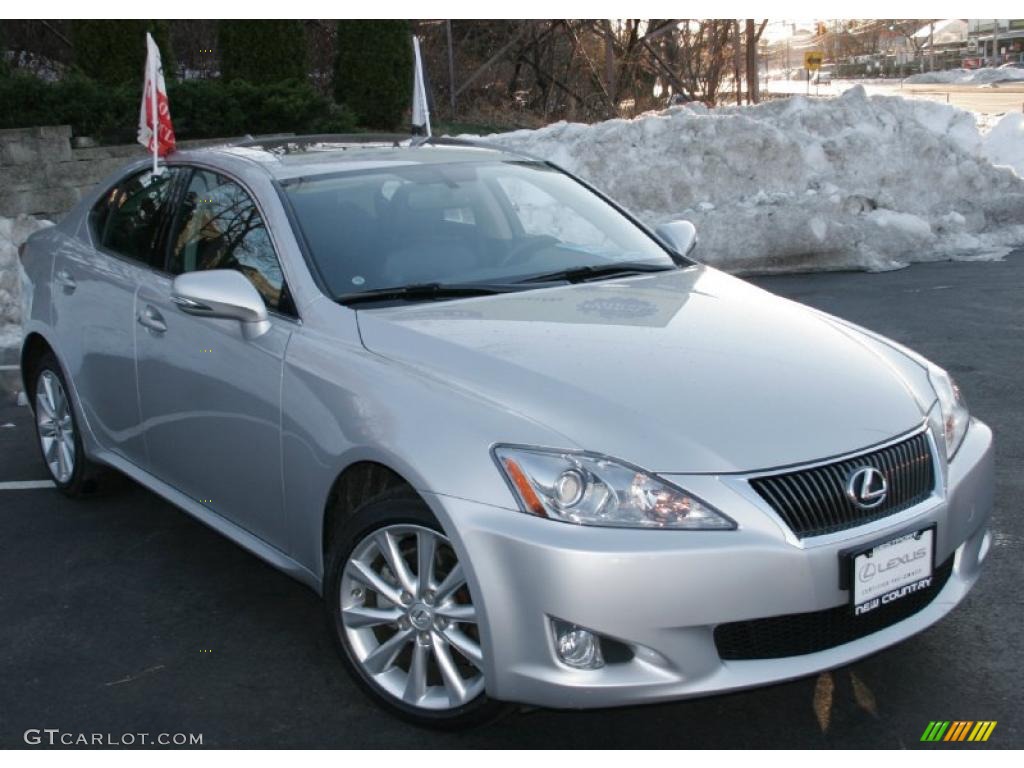 Tungsten Silver Pearl 2010 Lexus IS 250 AWD Exterior Photo #42425232