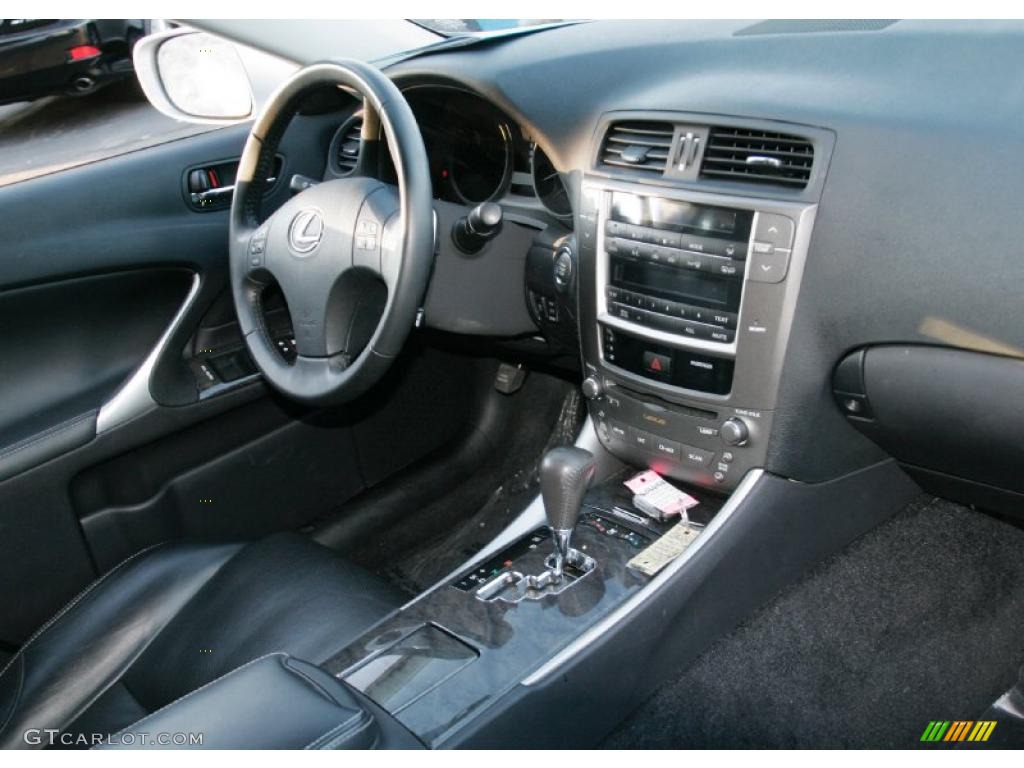 2010 Lexus IS 250 AWD Black Dashboard Photo #42425248