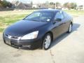 2007 Nighthawk Black Pearl Honda Accord EX V6 Coupe  photo #12