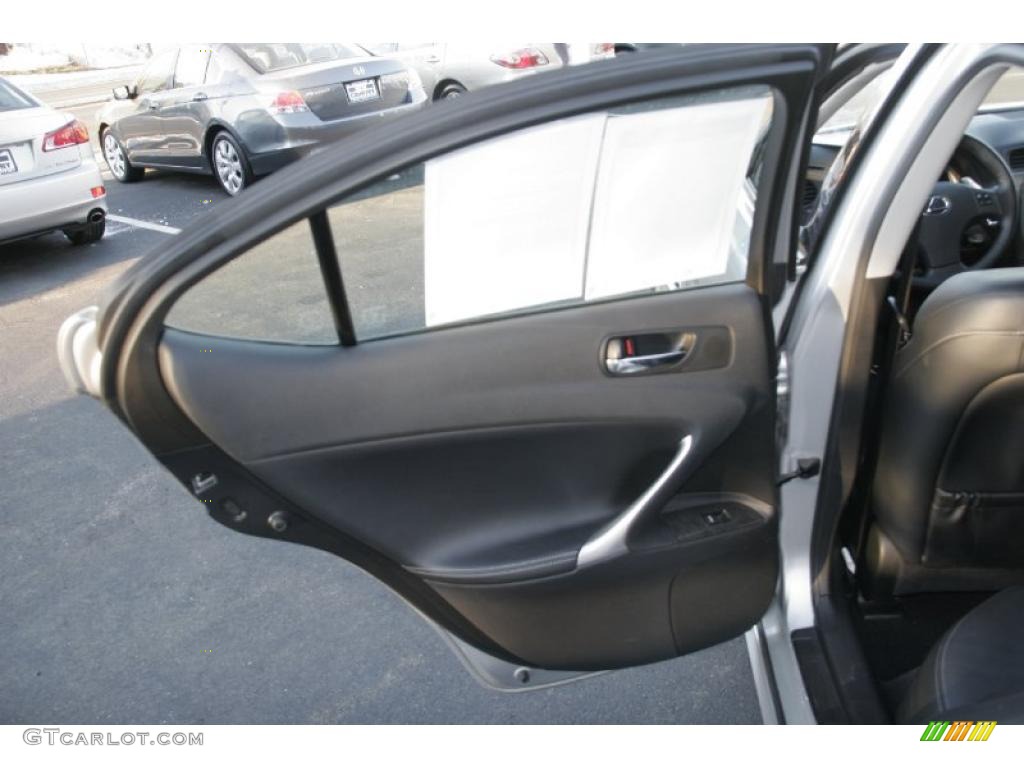 2010 Lexus IS 250 AWD Black Door Panel Photo #42425388