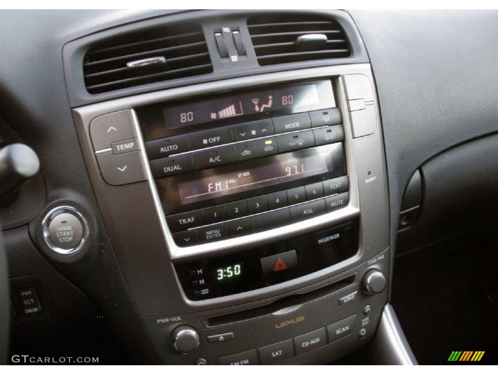 2010 Lexus IS 250 AWD Controls Photo #42425528