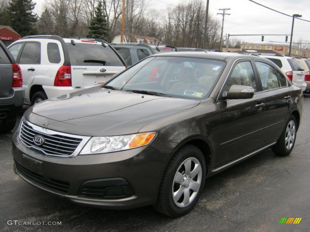 2009 Optima LX - Metal Bronze / Beige photo #1