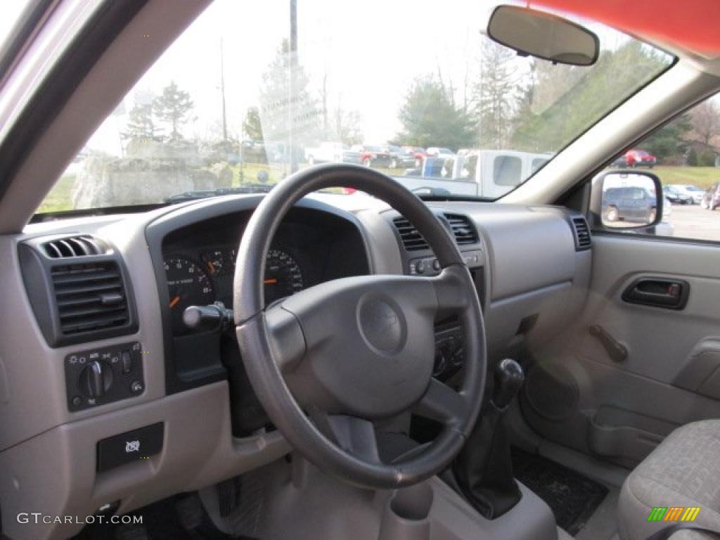 2005 Chevrolet Colorado Regular Cab Medium Dark Pewter Dashboard Photo #42427224