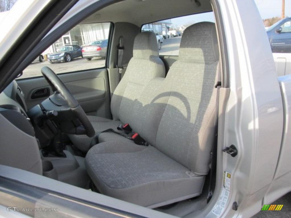 Medium Dark Pewter Interior 2005 Chevrolet Colorado Regular Cab Photo #42427240