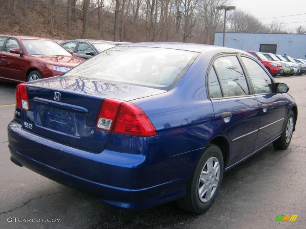 2005 Civic Value Package Sedan - Fiji Blue Pearl / Ivory photo #2