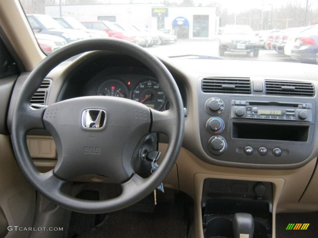 2005 Civic Value Package Sedan - Fiji Blue Pearl / Ivory photo #4