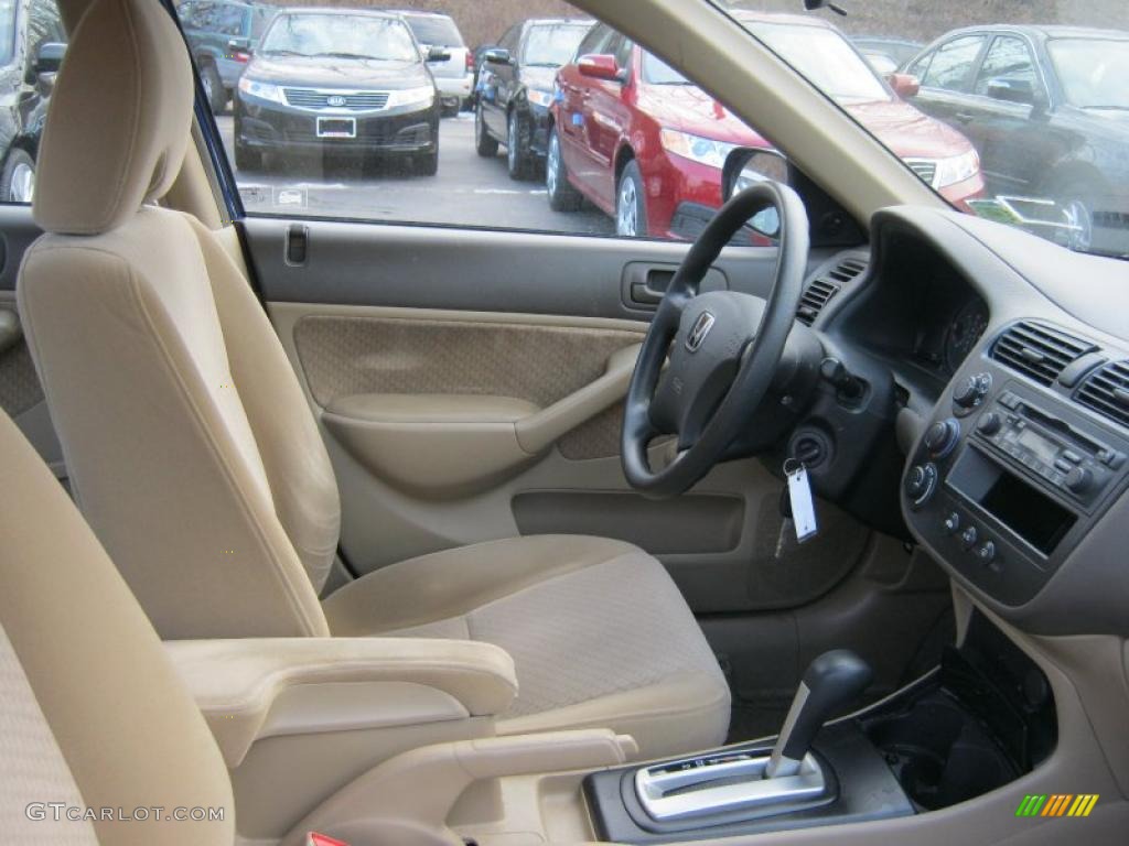 2005 Civic Value Package Sedan - Fiji Blue Pearl / Ivory photo #7