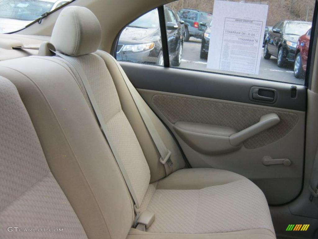 2005 Civic Value Package Sedan - Fiji Blue Pearl / Ivory photo #8