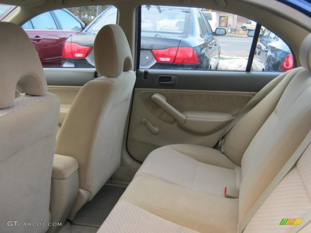 2005 Civic Value Package Sedan - Fiji Blue Pearl / Ivory photo #18