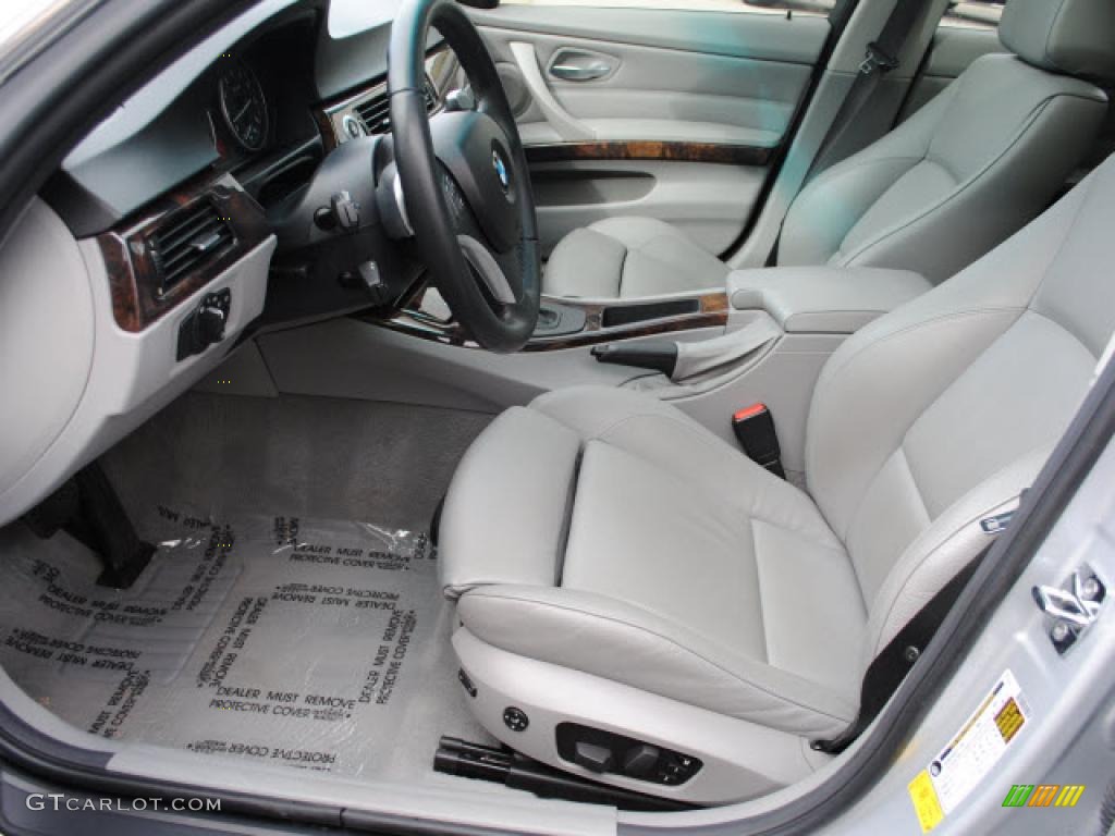 Grey Interior 2007 BMW 3 Series 335i Sedan Photo #42431340