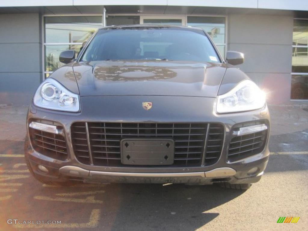 2009 Cayenne Turbo S - Lava Grey Metallic / Black photo #2