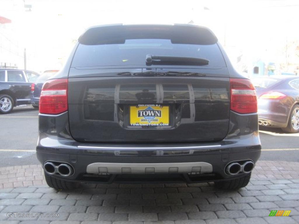 2009 Cayenne Turbo S - Lava Grey Metallic / Black photo #6