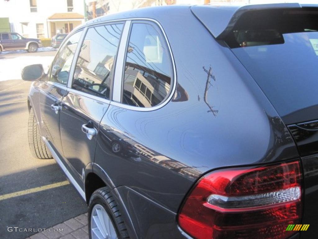 2009 Cayenne Turbo S - Lava Grey Metallic / Black photo #14