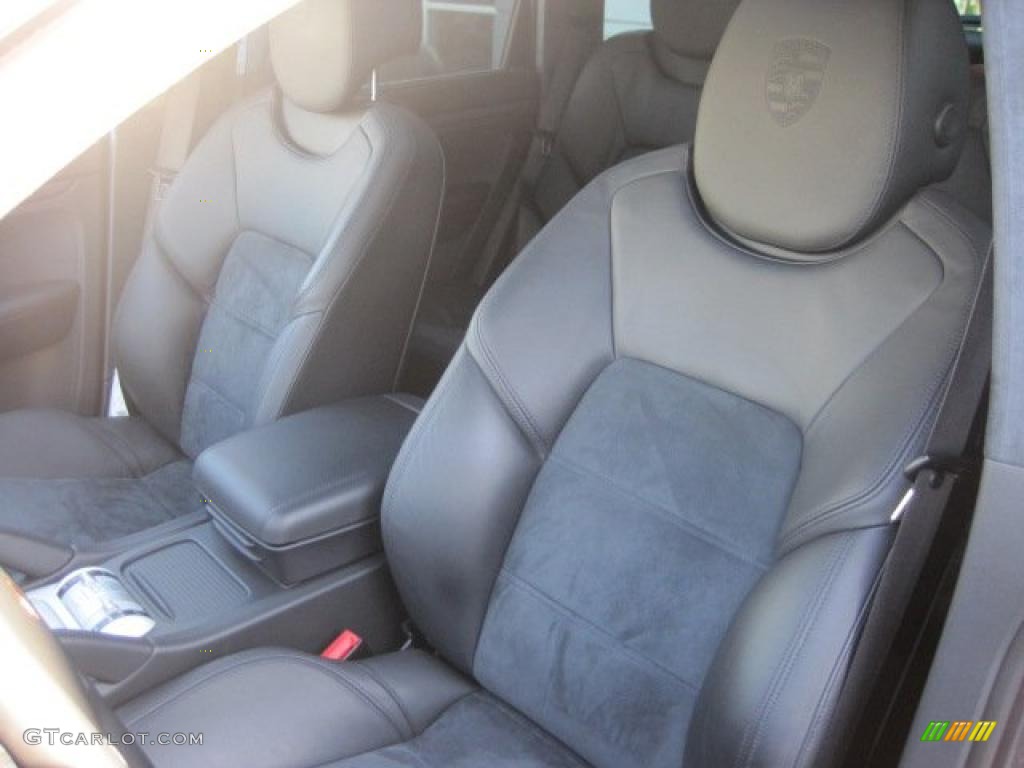 2009 Cayenne Turbo S - Lava Grey Metallic / Black photo #19