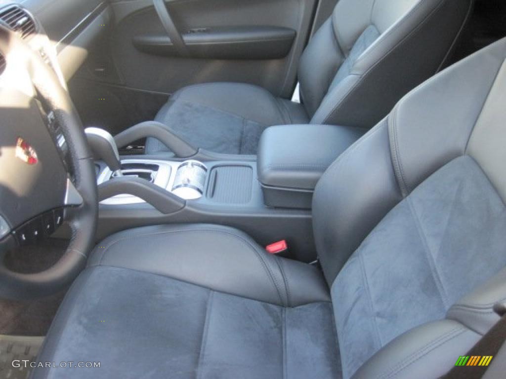 2009 Cayenne Turbo S - Lava Grey Metallic / Black photo #20