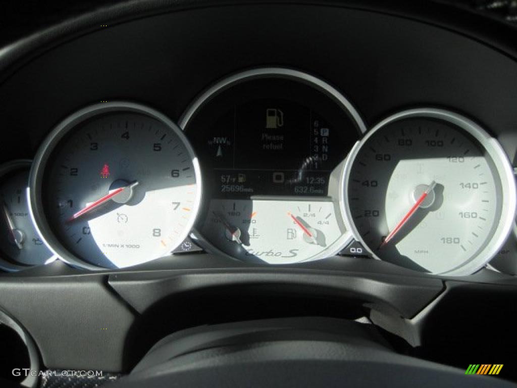 2009 Cayenne Turbo S - Lava Grey Metallic / Black photo #21