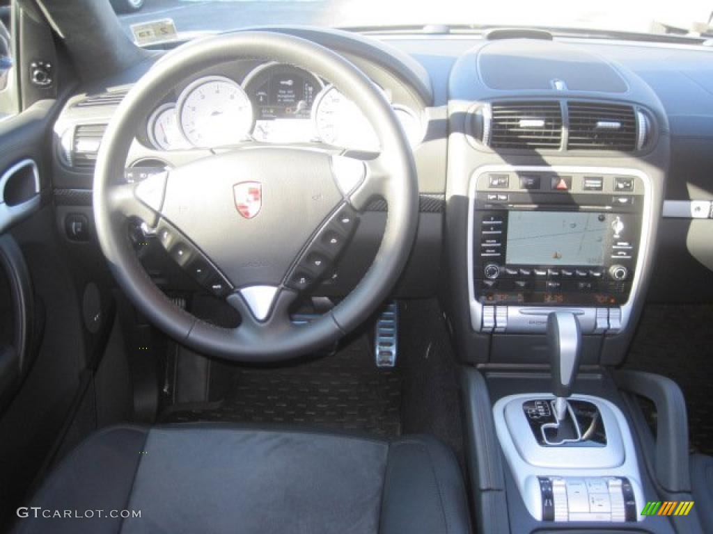 2009 Cayenne Turbo S - Lava Grey Metallic / Black photo #23