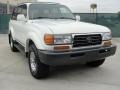 White 1997 Toyota Land Cruiser Standard Land Cruiser Model Exterior