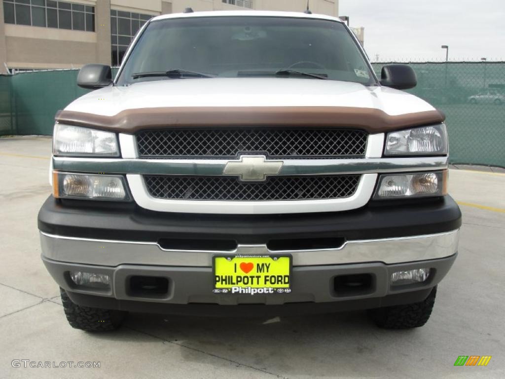 2005 Silverado 1500 Z71 Crew Cab 4x4 - Summit White / Dark Charcoal photo #8