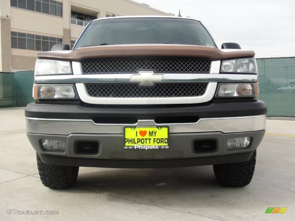 2005 Silverado 1500 Z71 Crew Cab 4x4 - Summit White / Dark Charcoal photo #9