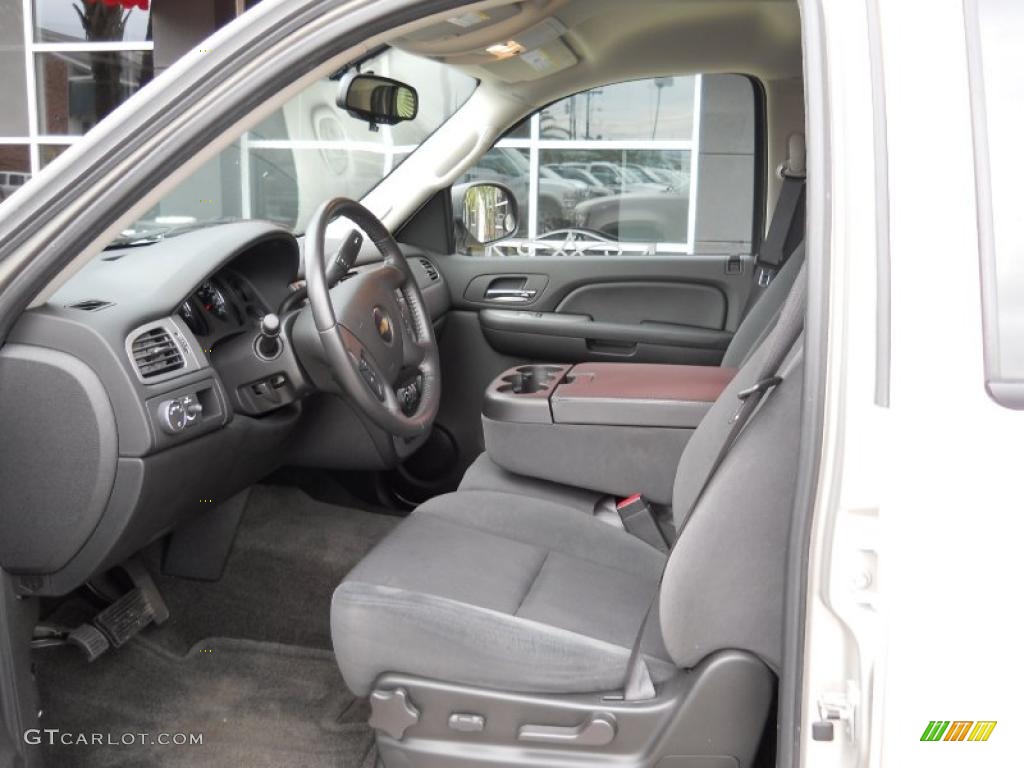 Ebony Interior 2009 Chevrolet Avalanche LS Photo #42434264