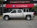 2008 Silver Birch Metallic GMC Sierra 1500 SLE Crew Cab  photo #1