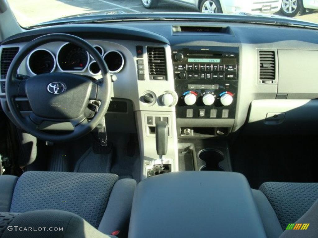 2008 Tundra SR5 TRD Double Cab 4x4 - Black / Graphite Gray photo #9