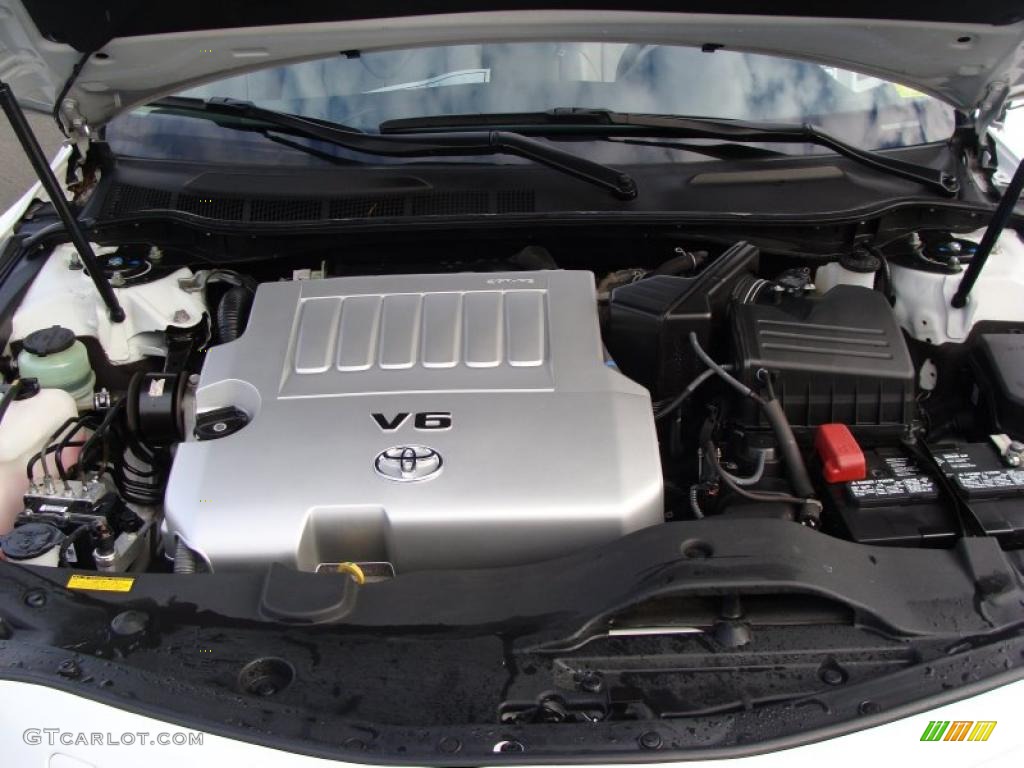 2008 Camry SE V6 - Super White / Dark Charcoal photo #15