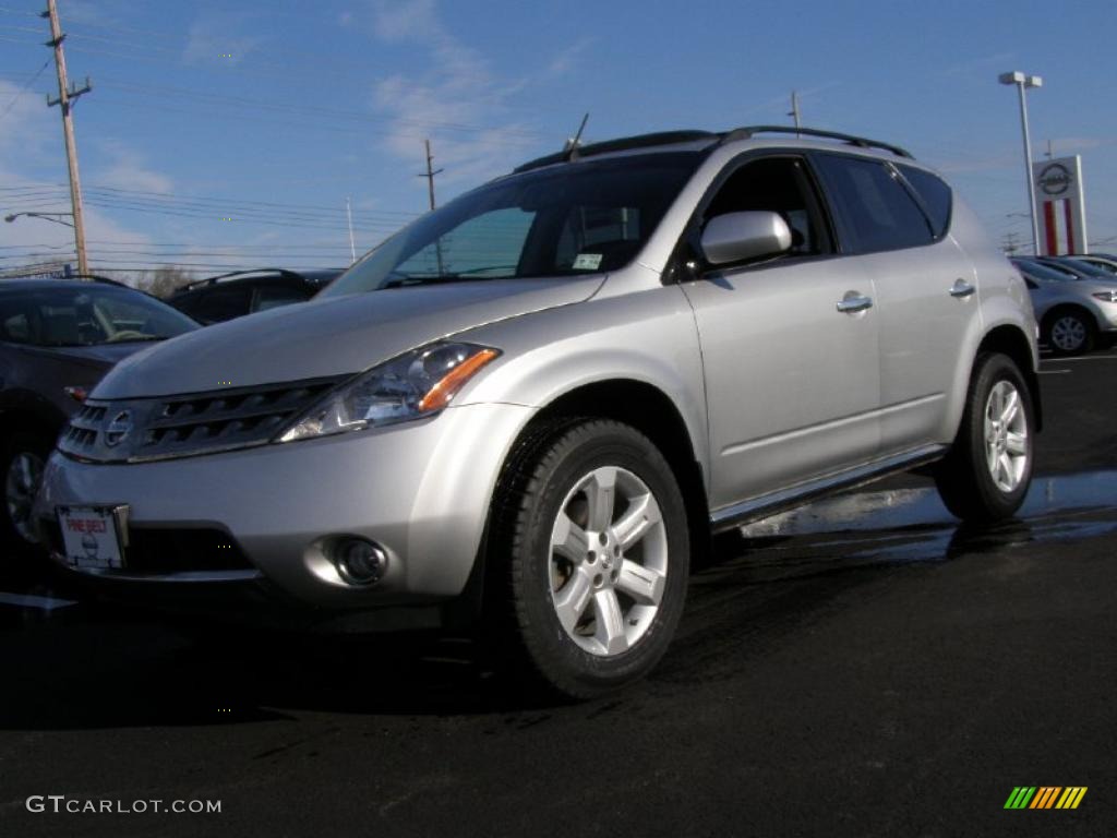 2007 Murano SL AWD - Brilliant Silver Metallic / Charcoal photo #1