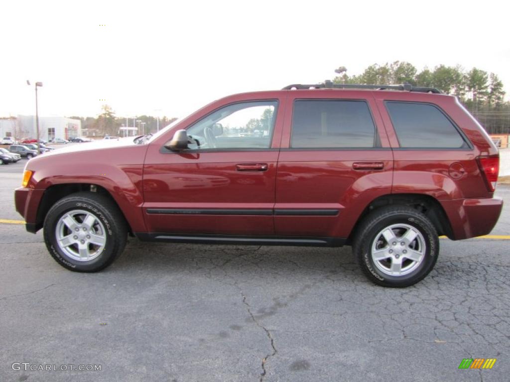 2007 Grand Cherokee Laredo - Red Rock Crystal Pearl / Medium Slate Gray photo #4