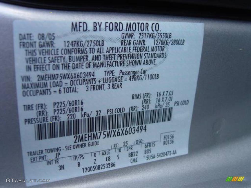 2006 Grand Marquis LS - Silver Birch Metallic / Charcoal Black photo #31