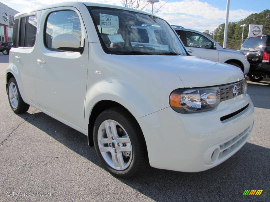 White Pearl 2011 Nissan Cube 1.8 SL Exterior Photo #42438526
