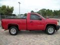 2008 Victory Red Chevrolet Silverado 1500 Work Truck Regular Cab  photo #1