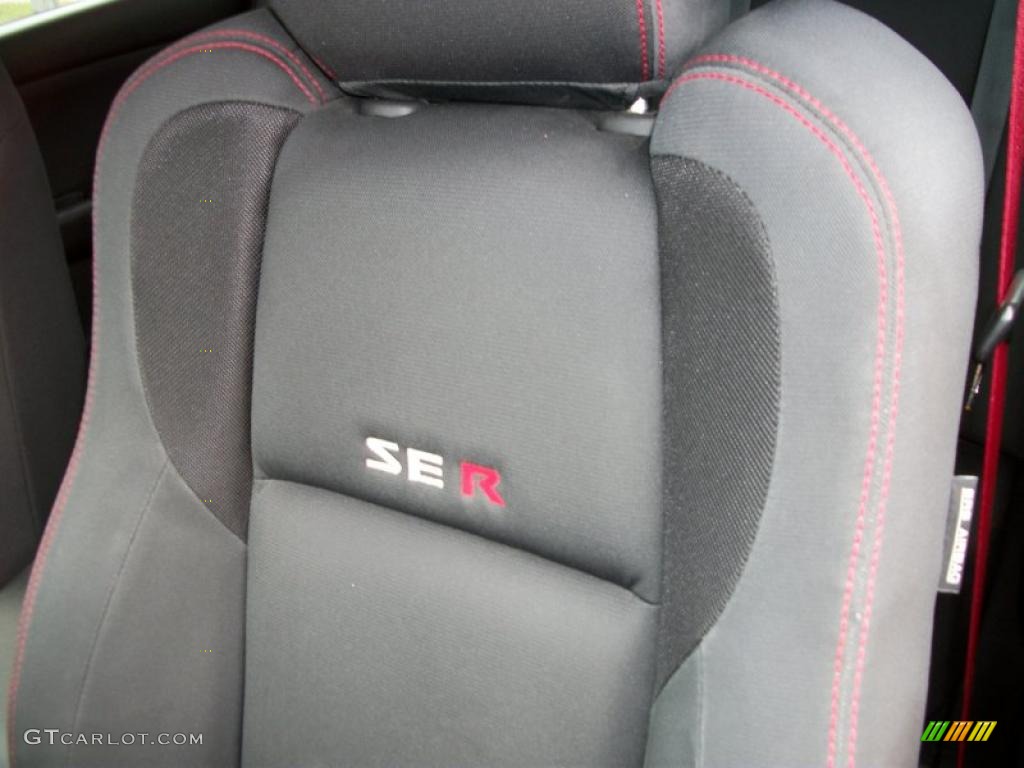 SE-R Charcoal Interior 2007 Nissan Sentra SE-R Spec V Photo #42439096