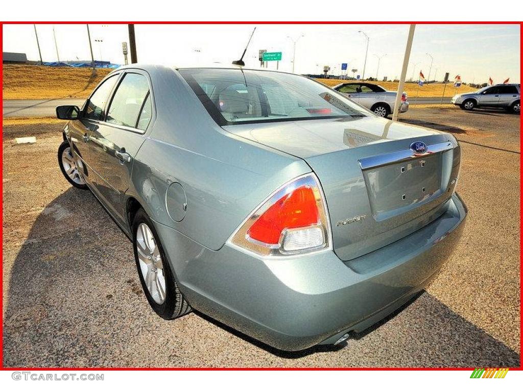 2009 Fusion SEL V6 - Moss Green Metallic / Camel photo #3