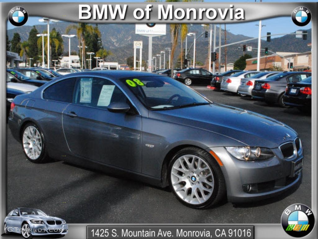2008 3 Series 328i Coupe - Space Grey Metallic / Gray photo #1