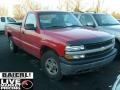 Victory Red 2001 Chevrolet Silverado 1500 LS Regular Cab 4x4