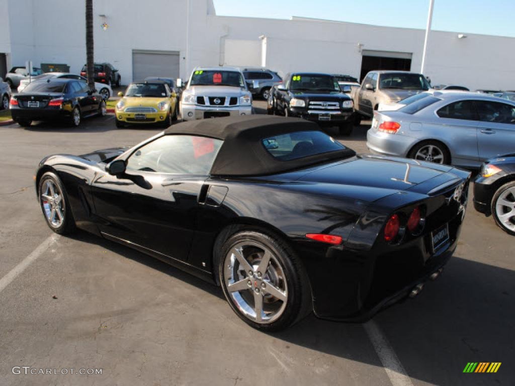 2006 Corvette Convertible - Black / Ebony Black photo #10