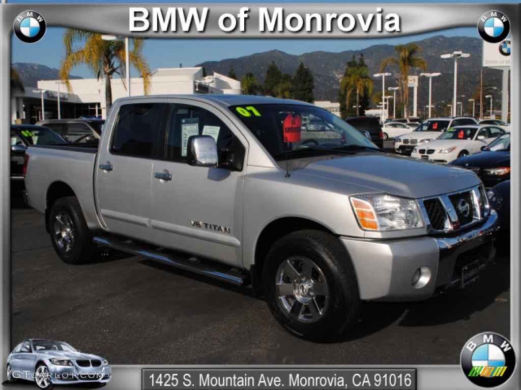 Radiant Silver Nissan Titan